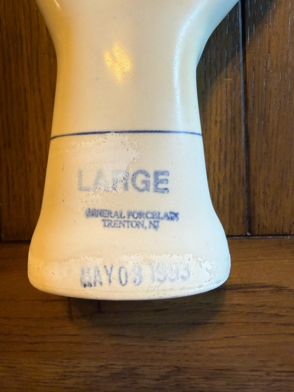 General Porcelain vintage glove mold large 1993 industrial hand industrial - Picture 5 of 7